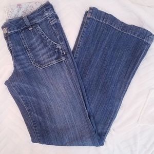 MISS ME Lightly Distressed Bootcut Jeans